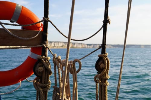 Fécamp Segelboot - Danielle DUMAS - Normandie Tourisme