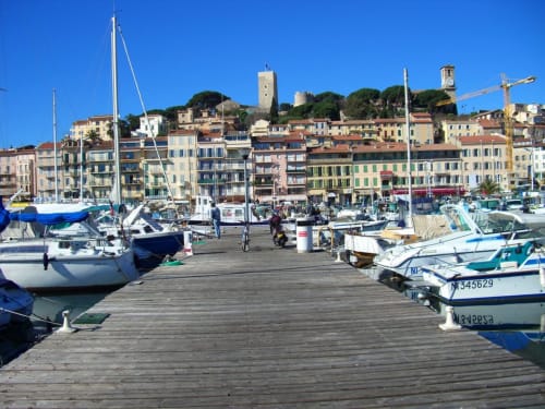 vieux port de cannes, location cannes vue mer