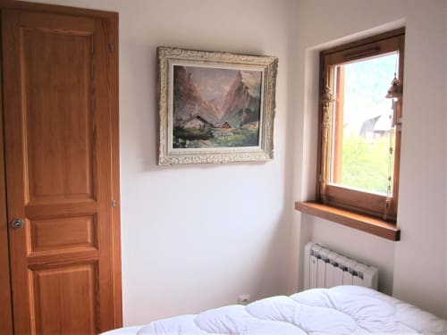 Appartement le Morgane, chambre lumineuse, Chamonix locations
