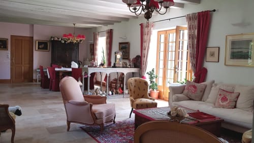 lounge of the bed and breakfast near Tours
