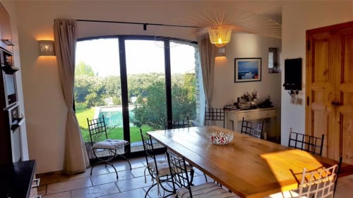 Cuisine villa avec piscine réservation Luberon 