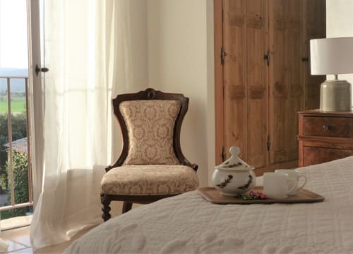 Chambre suite parentale avec vue Luberon