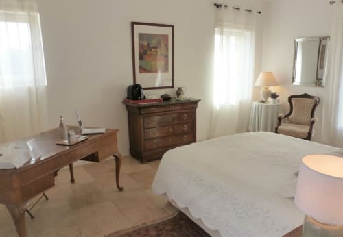 Chambre suite parentale villa les Terrasses de Gordes