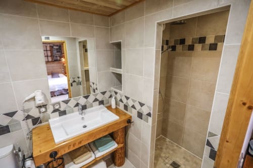 salle de bain chalet Tignes