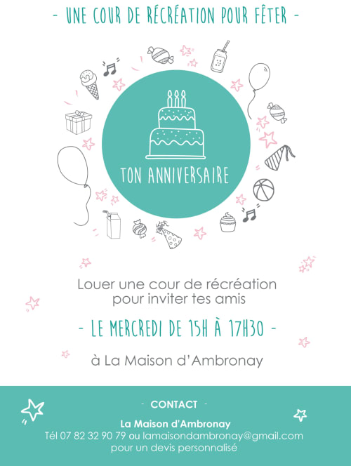 Organisation d'anniversaires dans une maison de charme