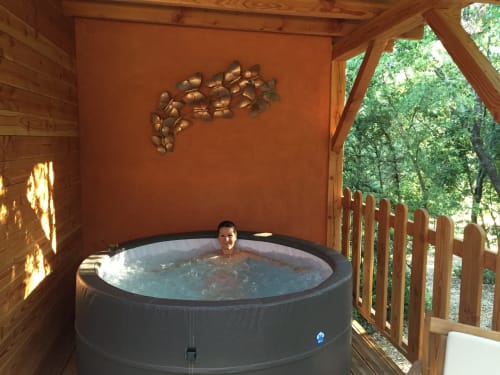 Jacuzzi au soleil  (en option) - Ardèche
