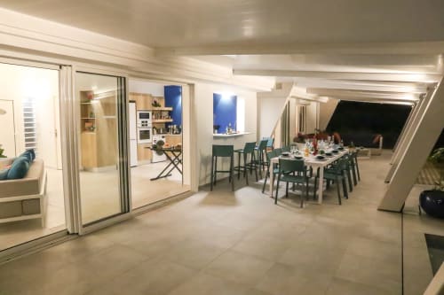 La terrasse et ses espaces de convivialité Villa de luxe La Belle Négresse Martinique