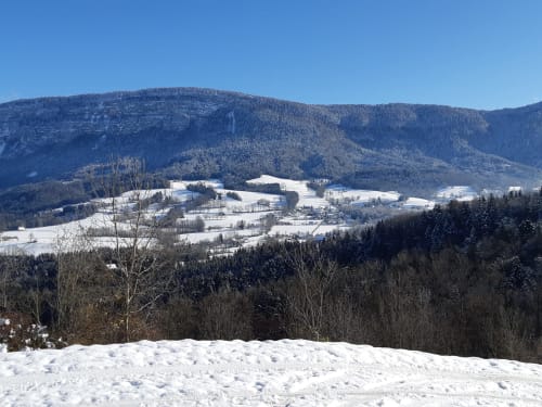 Attignat-Oncin, Mont grêle, neige