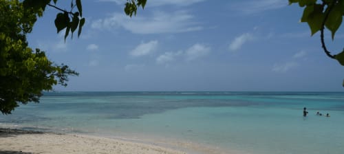Eau turquoise - vacances en Guadeloupe 