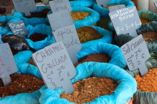 Marché local en Guadeloupe 