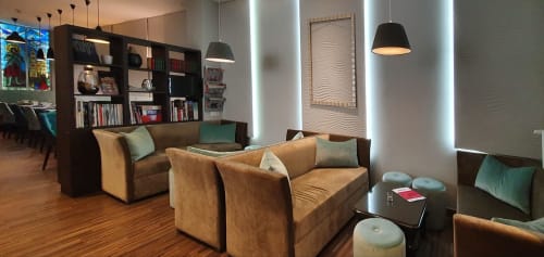 Public room at the Hôtel d'Orléans
