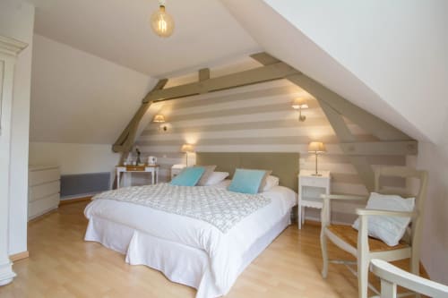 armor-chambre d hôtes-bedandbeakfast- repos-lit-bathroom- morbihan-bretagne-guidel
