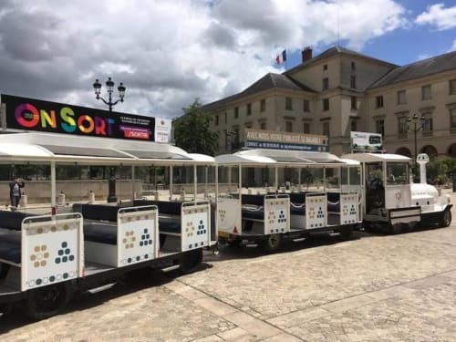 Little tourist train of Orléans
