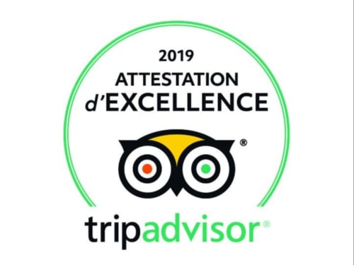 Logo Trip advisor logement chateau de la loire La Sorellerie