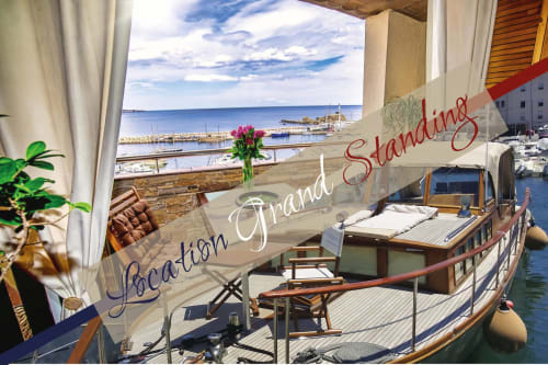 High standing 5 stars rental with houseboat classified of Patrimonial Interest in Banyuls.