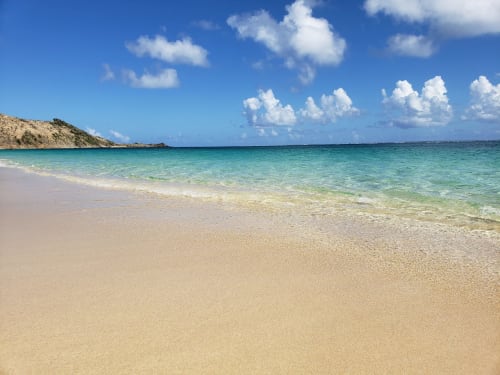 Strand weißer Sand - Passion bleu marine 