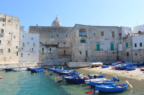 Harbour in Monopoli a town in the province of Bari