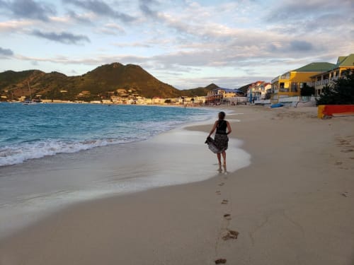 walk on the beach - Saint-Martin