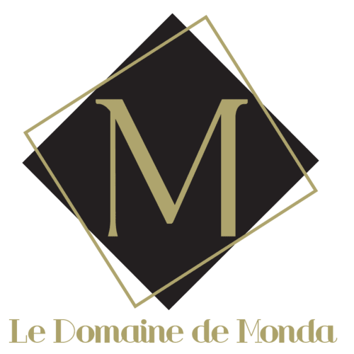 notre logo a été réalisé en référence à un vitrail qui se trouve dans la villa et qui appartenait à une grande famille locale nommée Monda originaire des Pyrénées