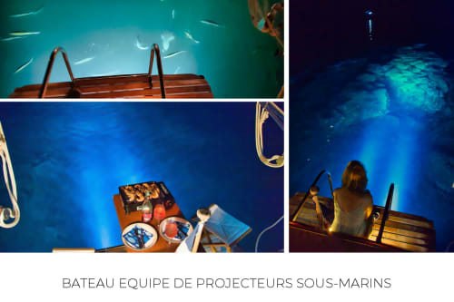 Sous-marin équipé de projecteurs sous-marins à Banyuls-sur-Mer, expérience de séjour unique