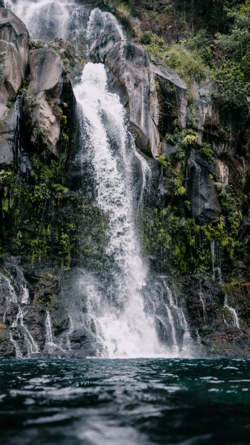 Cascade lieux de nature à visiter Réunion