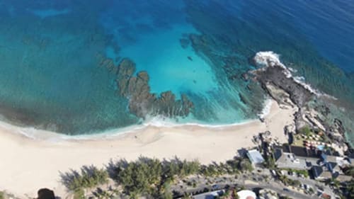Plage à la Réunion - L'entre deux