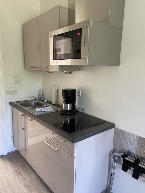 fully equipped kitchen - rental studio - strasbourg
