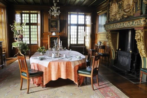 Salle à manger chateau du fraisse, pièce du chateau