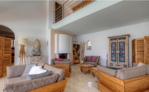 Salon cosy - Villa en Corse 