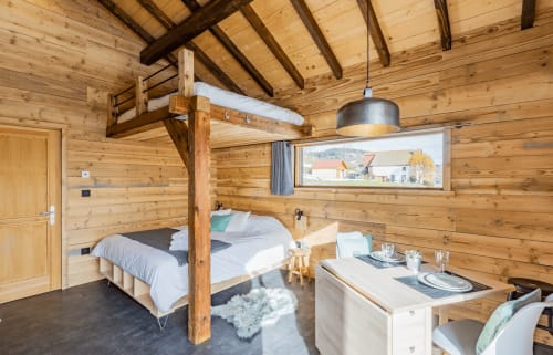 chalet aménagé - le nordic à la Bresse
