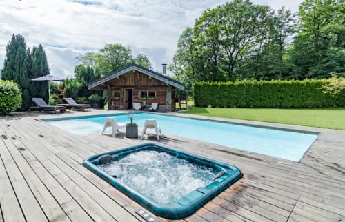 chalet Aux k'huttes - piscine et jacuzzi exterieur privé
