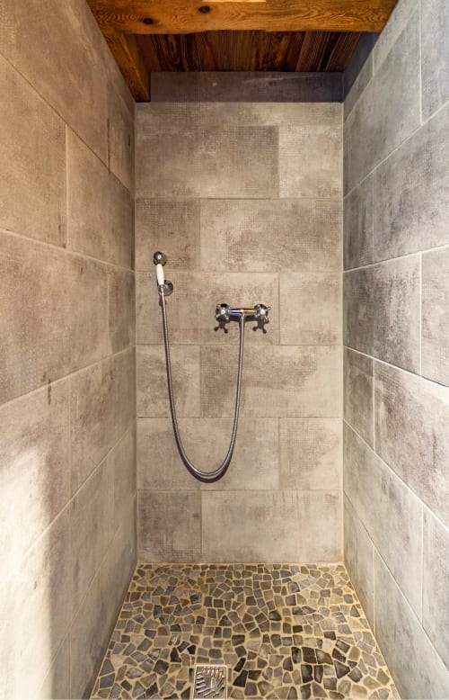 douche à l'italienne - chalet montagne - Proche colmar