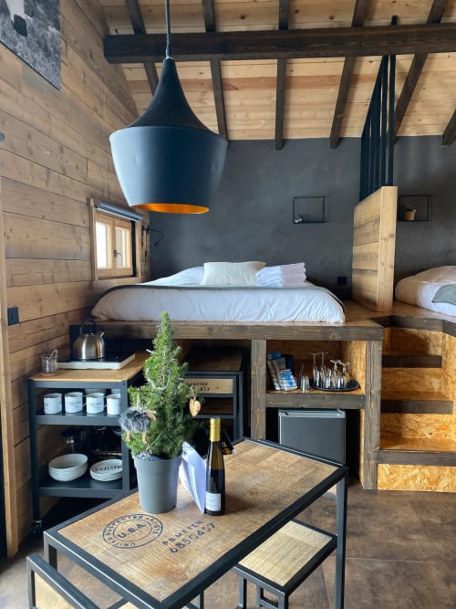 service cuisine - chalet en bois - séjour montagne