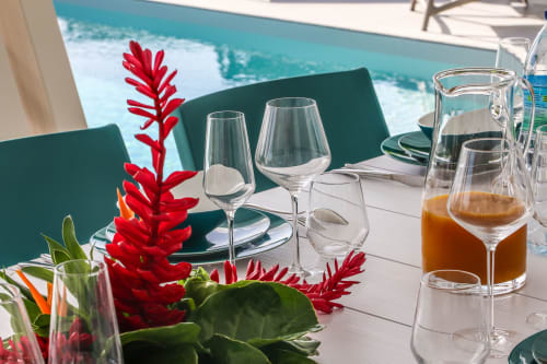 L'heure des repas en famille et entre amis à la Villa "La Belle Négresse".