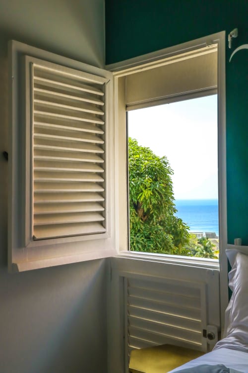 Vue mer depuis la chambre double "La Calazaza" de la Villa "La Belle Négresse".