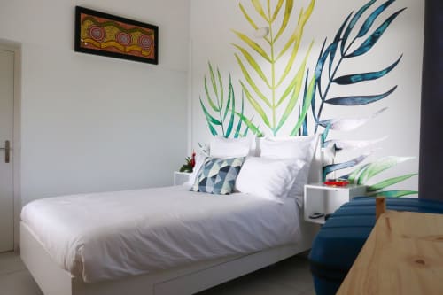 Chambre double de la suite PMR "La Matador" de la Villa "La Belle Négresse".