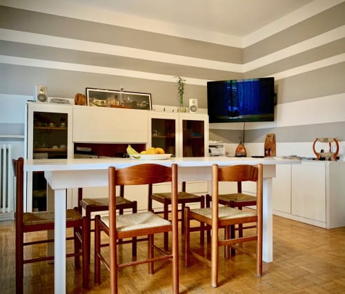 Large table for breakfast and more and TV area - Bed Breakfast Ariel B&B - Rooms in Verona Center