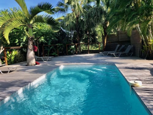 villa avec piscine deshaies, villas piment café
