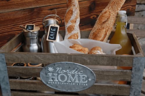 panier petit-déjeuner - vacances à la montagne 