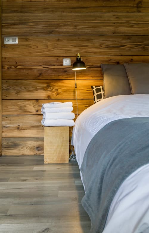 chambre dans chalet - vacances à la Bresse