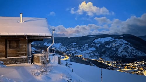 vue sur les montagnes - chalet à louer