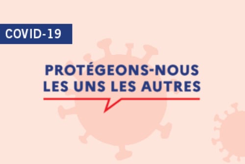 Message de sécurité COVID-19 : Protégez-vous mutuellement à La Raymondière B&B à Vernoux-en-Gâtine, France