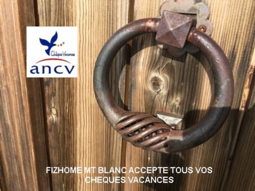 on accepte les chèques vacances chez Fizhome Mt Blanc à Passy