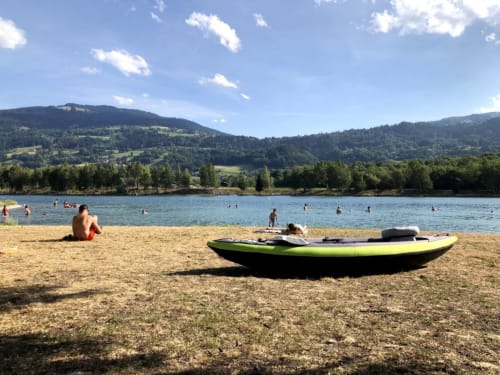 Lac de Passy en été