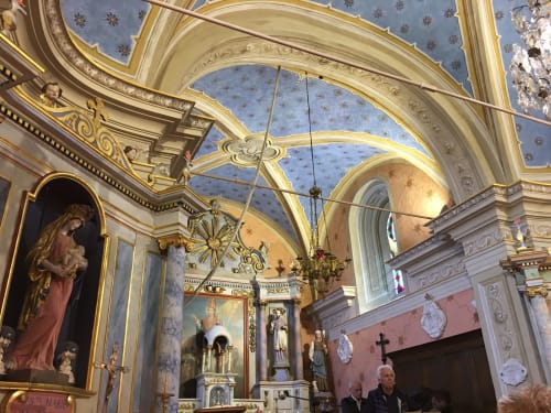 Intérieur de l'église des Plagnes