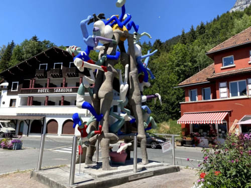 Sculpture l'Echelle Humaine à Passy
