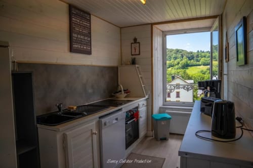 Cuisine vue lumineuse
