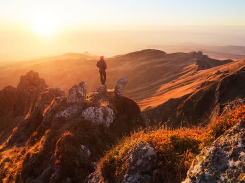 Sunset in Auvergne