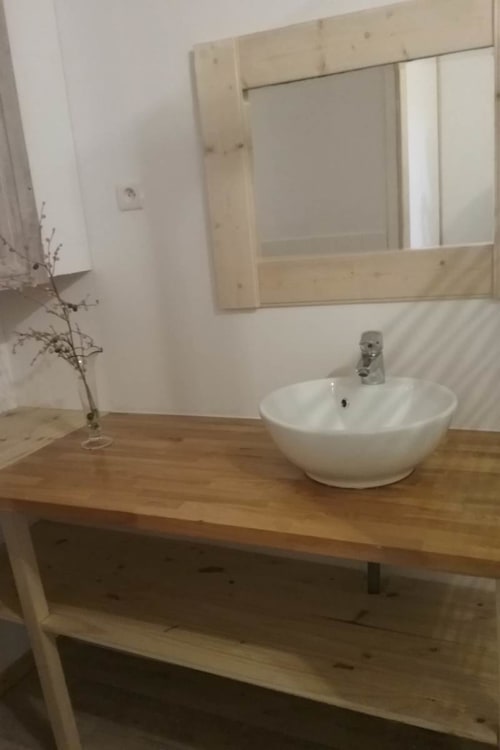 Salle de bain en bois 