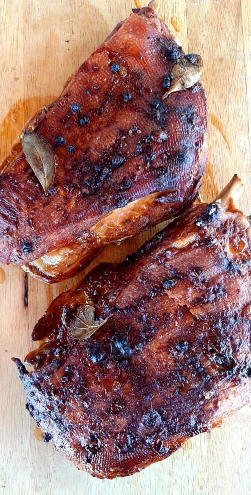 Travers de porc, sauce miel gingembre, by Fabrice RAMOS partenaire Casa Claudina